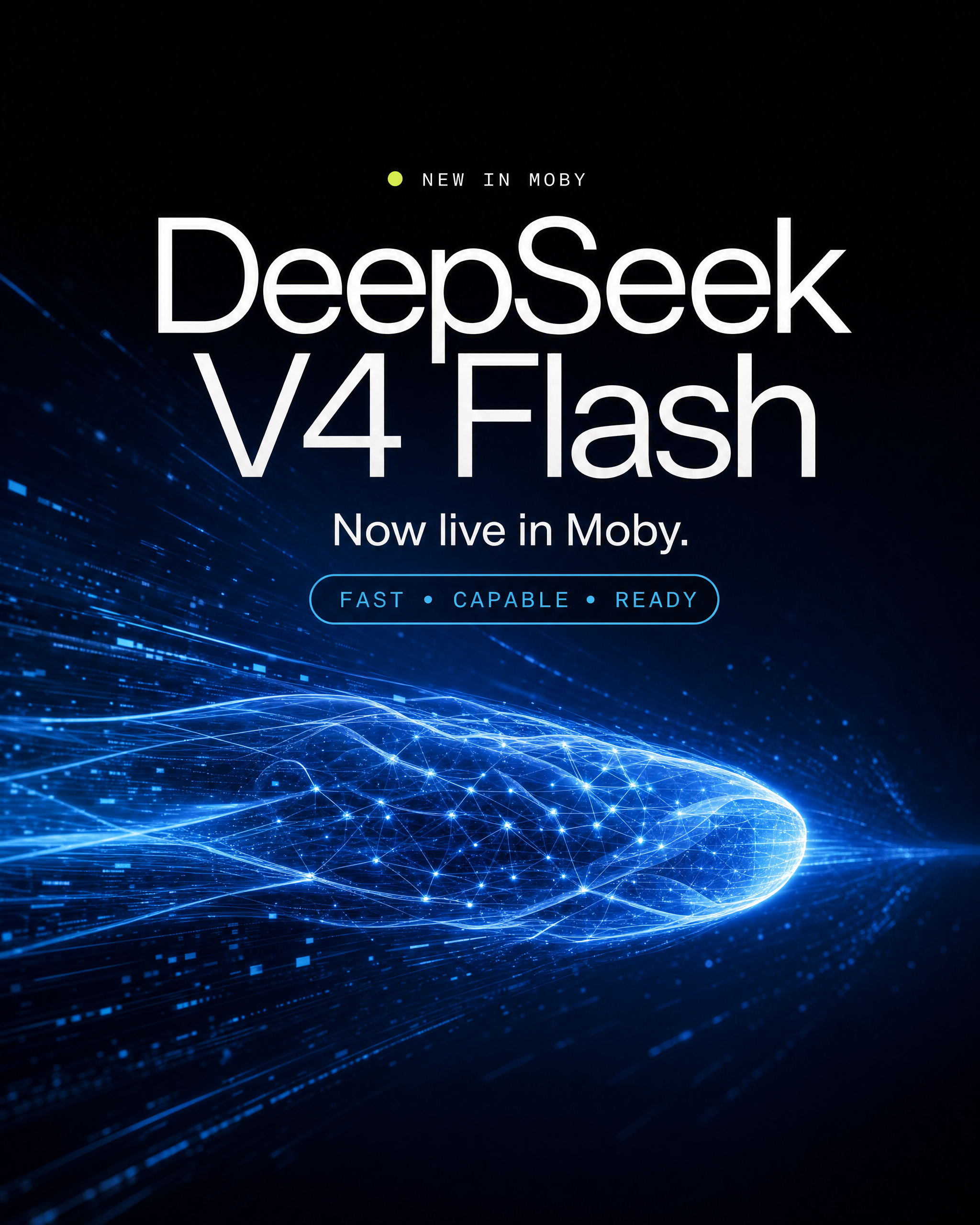 DeepSeek V4 Flash, now available in Moby